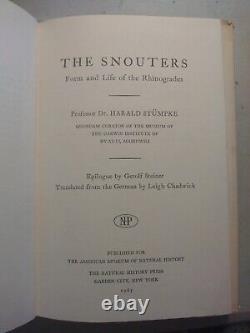 Les Snouters : Forme et vie des Rhinogrades, Harald Stumpke, Première édition 1967