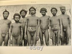 Les peuples de la montagne Mafulu en Nouvelle-Guinée, édition de 1912, avec une carte pliable de Williamson.