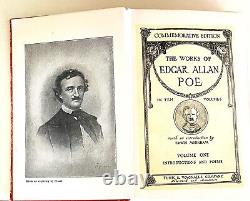 Les Œuvres D'edgar Allan Poe, 1904, Édition Commémorative, Funk And Wagnalls