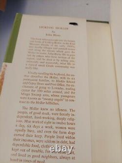 Licklog Holler par John Harty, première édition reliée avec jaquette (East Missouri Osarks)