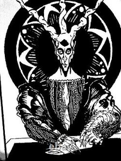 Livre Antique Occulte Noir Magie Rare Manuscrit Ésotérique Goetia Aleister Crowley