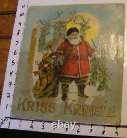Livre De Mcloughlin Bros 1897 Kriss Kringle-all Original Première Édition, Wow