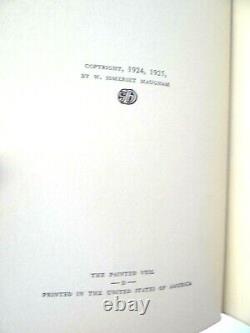 Livre De Première Édition Le Veil Peint W Sommerset Maugham 1925 Couverture Rigide