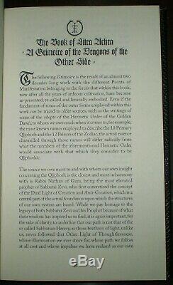 Livre De Sitra Akhra, 1 110, Black Serpent Edition, Occulte, Grimoire, Ixaxaar