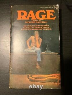Livre Rage De Richard Bachman (stephen King) 1ère Édition Imprimer (1977)