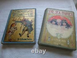 Livres Antiques Dorothy Et Le Magicien Dans Oz & The Sea Fairies L. Frank Baum