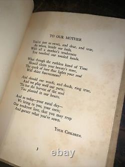Livret Antique - Verses- Par Elisha Baker À Julia Fowler 1930 Rare