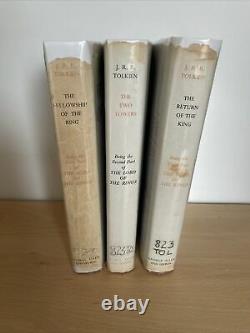 Lord Of The Rings Tolkien First 1st Edition Set Fellowship Two Tower Return King