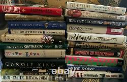 Lot De 20 Livres Autographiés Jimmy Carter Kurt Vonnegut Carole King Stephen King