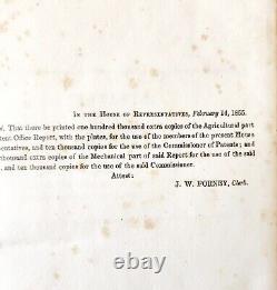 Maison du commissaire aux brevets de la Chambre des représentants 1855 Victorian HC Première édition Vol 1 HBS