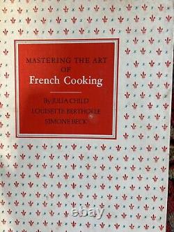 Maîtriser l'art de la cuisine française Julia Child Vol 1 PREMIÈRE ÉDITION 1961 Livre