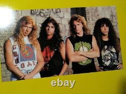 Megadeth Rust In Peace 1ère Presse Signée Par La Lineup Original