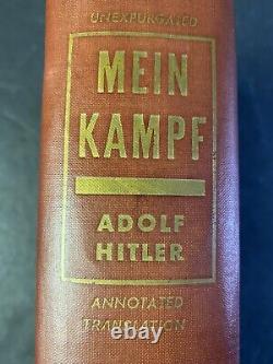 Mein Kampf Adolf Hitler 1939 Première Édition Reynal Hitchcock Très Bon Cond