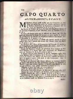 Metodo In Pratica DI Sommario Rompiasio Loi Maritime Venise 1733