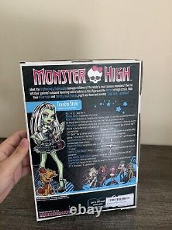 Monster High Frankie Stein Doll First Wave Edition 2009 Nib Nrfb Nouveau