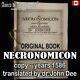 Necronomicon Livre Original John Dee Occulte Sombre Rare Grimoire Mort Mal Satanique