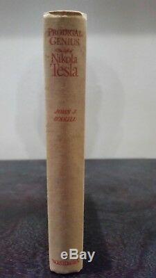 Nikola Tesla Rarissime 1944 Première Édition First Print Genius Prodigal