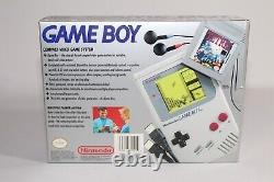 Nintendo Game Boy Dmg-01 Édition Originale De Lancement Complet Cib Rare Première Impression