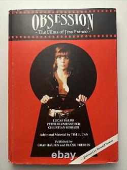 Obsession Les Films De Jess Franco Première Édition 1993 Couverture Imprimée