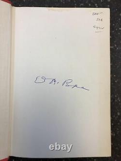 Oliver R Pope / Poussière de craie 1ère édition signée 1967