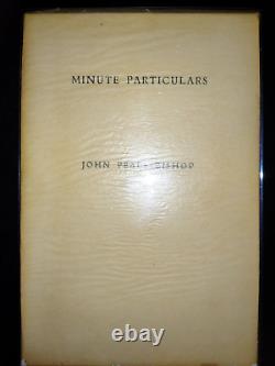 'Particularités minutieuses' par John Peale Bishop 1935 Édition spéciale limitée signée