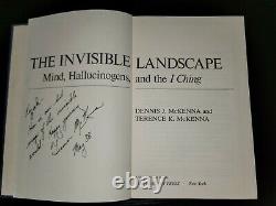 Paysage Invisible De Terence Mckenna Signé Première Édition 1975 Couverture Rigide