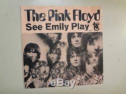 Pink Floyd See Emily Play-255 Scarecrow-u. S. 1967 Tour 356 Originale Dj Psl Dj