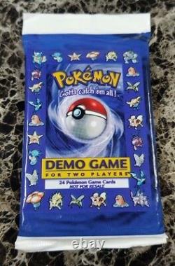 Pokemon Sealed Demo Pack! Booster Pokemon Original Utilisé Pour La Promotion Tcg