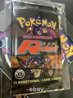 Pokemon Team Rocket 1ère Édition Booster Pack Et Original Booster Box