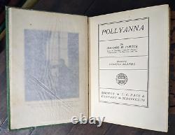 Pollyanna Première Edition Eleanor H Porter 1913 Rare Green Couverture Rigide