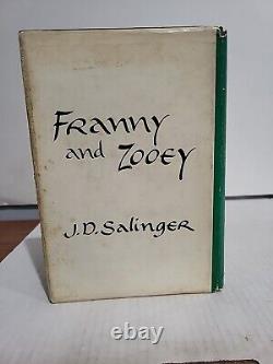 Première Édition 1ère Imprimer J. D. Salinger Franny Et Zooey Veste De Poussière