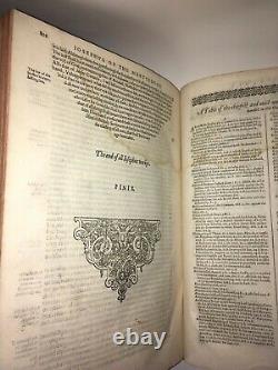 Première Édition Anglaise De Josephus! (imprimé En 1602!) Histoire Antique Juifs Bibliques