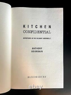 Première Édition Confidentielle De La Cuisine 1ère Impression Anthony Bordain 2000