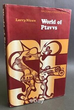 Première Édition Du Royaume-uni Larry Niven World Of Ptavvs Macdonald Science Fiction 1968