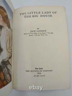Première Édition Jack London Little Lady Of The Big House Avec La Plaque De Londres