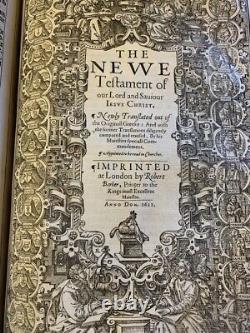 Première Édition King James Bible 1611 The Great She Bible Rare True 1st Ed