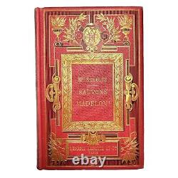 Première édition Sauvons Madelon! Hachette Paris 1893 reliure en cuir doré français