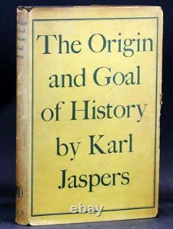 Première édition de Karl Jaspers 1953 L'Origine et le But de l'Histoire Relié avec Jaquette