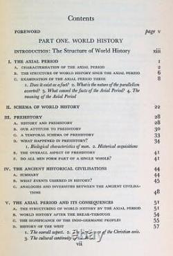 Première édition de Karl Jaspers 1953 L'Origine et le But de l'Histoire Relié avec Jaquette