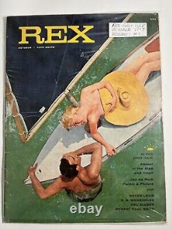 Première édition du magazine REX - Numéro d'octobre 1957, volume 1, numéro 1 - Belles trouvailles d'époque.