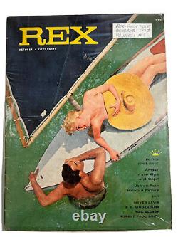 Première édition du magazine REX, numéro 1, octobre 1957, volume 1, belles trouvailles vintage