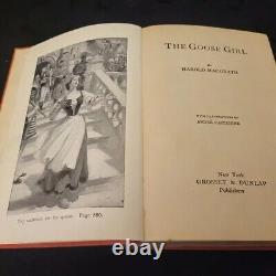 Première édition vintage de 1909 du livre 'The Goose Girl' par Harold MacGrath