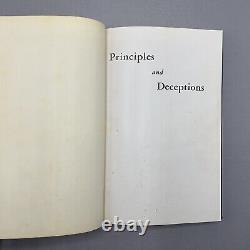 Principes Et Idées Par Arthur Buckley 1948 Première Édition Williamson Magic
