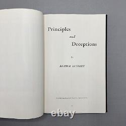 Principes Et Idées Par Arthur Buckley 1948 Première Édition Williamson Magic