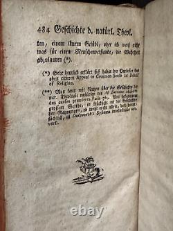 Principes de logique et de métaphysique Georg Johan Feder 1783 Reliure ancienne de qualité