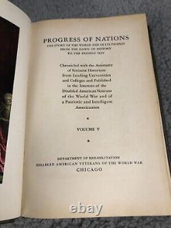 Progrès Des Nations (1930, 1ère Édition Du Dav, Ensemble Complet De 10 Volumes)