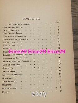 RELIGION ET DHARMA RARE par Sister Nivedita Première Édition 1915