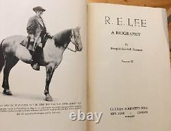 R. E. Lee, Biographie De Douglas Southall Freeman, 1934, Première Édition, 4 Vols