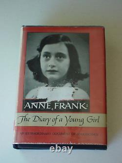 Rare 1ère édition américaine ! LE JOURNAL D'UNE JEUNE FILLE - Anne Frank