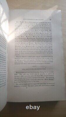 Rare Histoire De Bridgewater, Ma Nahum Mitchell 1840 1ère Édition